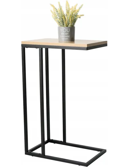 Jasny STOLIK STÓŁ BOCZNY MDF POMOCNICZY KAWOWY POD LAPTOP LOFT