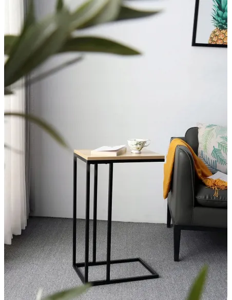 Jasny STOLIK STÓŁ BOCZNY MDF POMOCNICZY KAWOWY POD LAPTOP LOFT