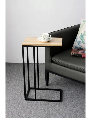 Jasny STOLIK STÓŁ BOCZNY MDF POMOCNICZY KAWOWY POD LAPTOP LOFT