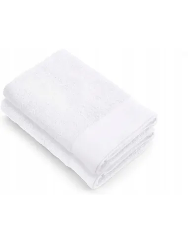 GRUBY RĘCZNIK BIAŁY HOTELOWY 550g/m2 KĄPIELOWY WALRA 70x140 cm