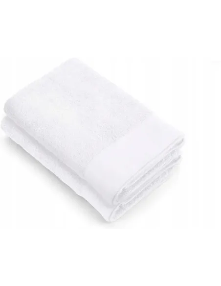 GRUBY RĘCZNIK BIAŁY HOTELOWY 550g/m2 KĄPIELOWY WALRA 70x140 cm