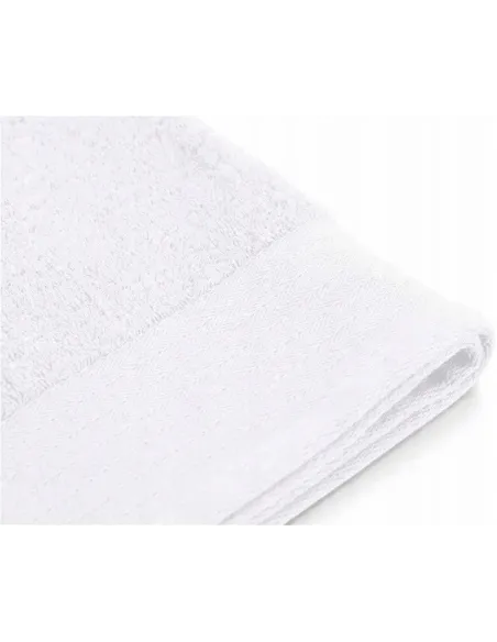 GRUBY RĘCZNIK BIAŁY HOTELOWY 550g/m2 KĄPIELOWY WALRA 70x140 cm