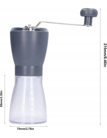 Ręczny Młynek do Kawy z Regulacją Grubości Mielenia