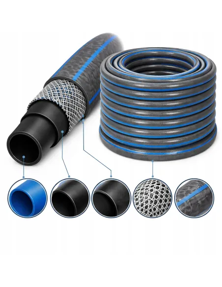 Wąż Ogrodowy Gumowy do Podlewania 3/4" 25m ULTRAMOCNY GAMMA 20bar