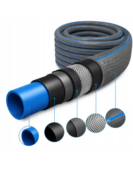 Wąż Ogrodowy Gumowy do Podlewania 3/4" 25m ULTRAMOCNY GAMMA 20bar