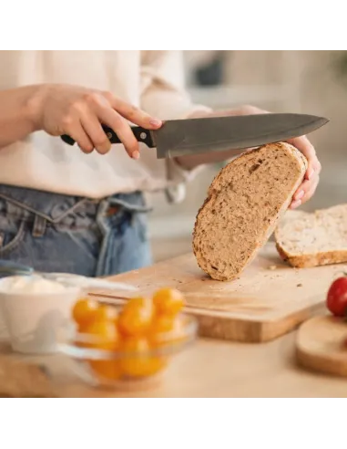 DESKA KUCHENNA BAMBUSOWA DREWNIANA DO KROJENIA ZESTAW DESEK NA STOJAKU