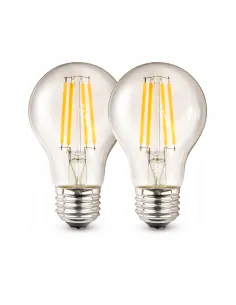 2x ŻARÓWKA E27 7.3W (60W) 806 lm FILAMENT LED 2700K Barwa CIEPŁA 2