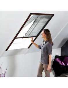 PLISA na OKNO DACHOWE RAMA ALUMINIOWA Roleta plisowana PODDASZE 110x160cm