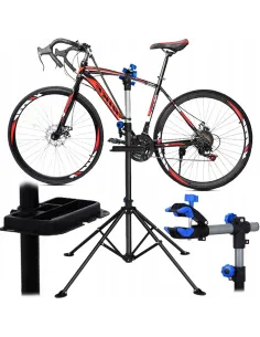 SERWISOWY STATYW STOJAK ROWEROWY STOJAK WIESZAK Na Rower UCHWYT 30kg ZACISK