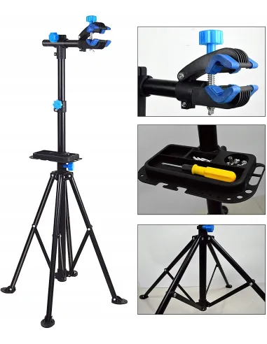 SERWISOWY STATYW STOJAK ROWEROWY STOJAK WIESZAK Na Rower UCHWYT 30kg ZACISK