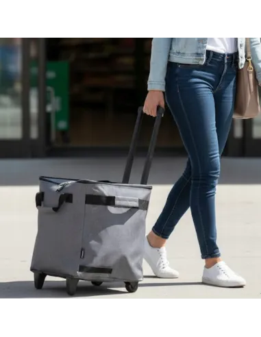 TORBA TERMICZNA TERMOIZOLACYJNA PODRÓŻNA LODÓWKA TURYSTYCZNA na KÓŁKACH 40L
