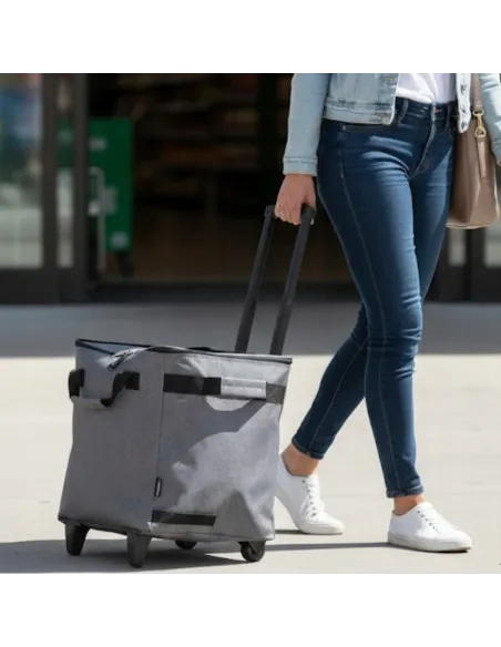 TORBA TERMICZNA TERMOIZOLACYJNA PODRÓŻNA LODÓWKA TURYSTYCZNA na KÓŁKACH 40L