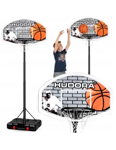 HUDORA ZESTAW KOSZ do KOSZYKÓWKI REGULOWANY XXL 260-305cm