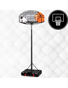 HUDORA ZESTAW KOSZ do KOSZYKÓWKI REGULOWANY XXL 260-305cm 2