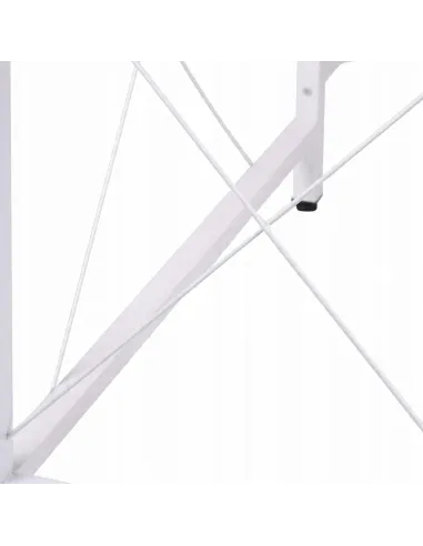 Biurko Narożne Loft Industrialne Jasne Białe L-Shape