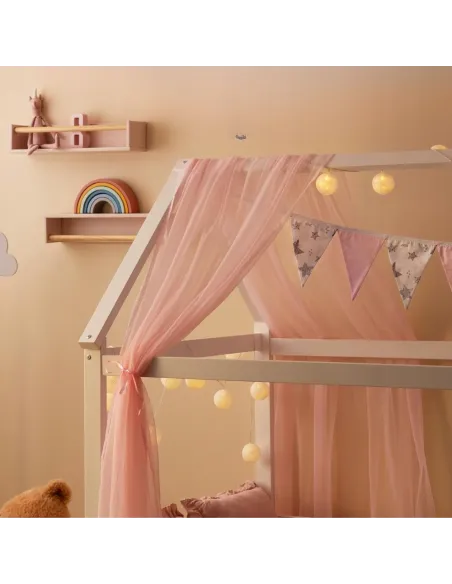 ŁÓŻKO DZIECIĘCE DREWNIANE 160x80 MONTESSORI DOMEK 80x160 + STELAŻ