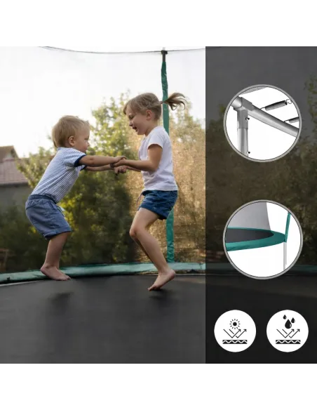 TRAMPOLINA Ogrodowa ULTRASPORT 244cm 8FT z Siatką Wewnętrzną TUV GS