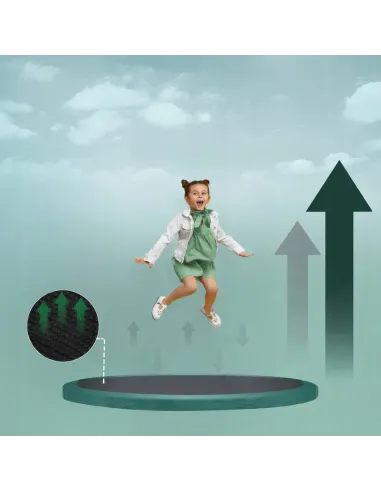 TRAMPOLINA Ogrodowa ULTRASPORT 244cm 8FT z Siatką Wewnętrzną TUV GS