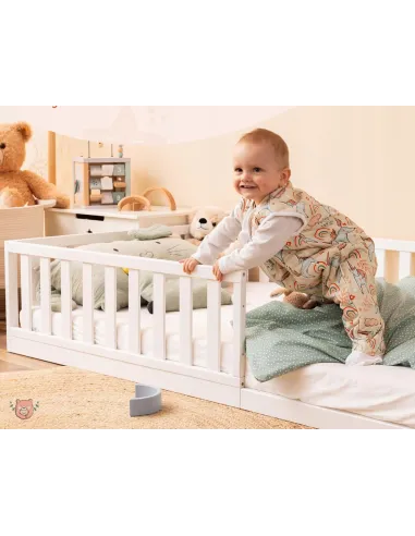 Łóżko Montessori 200x140 Niskie - Łóżko Dziecięce - Podłogowe - Drewniane