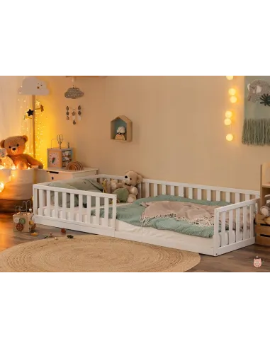 Łóżko Montessori 200x140 Niskie - Łóżko Dziecięce - Podłogowe - Drewniane