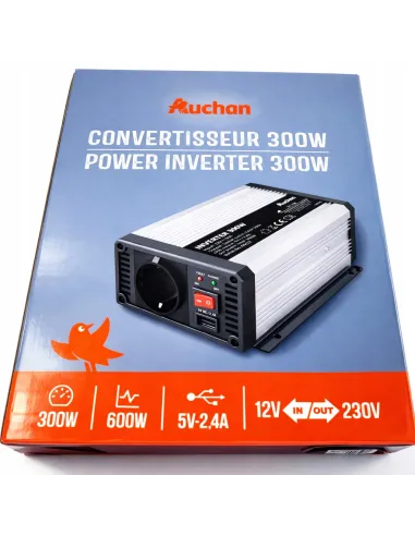 PRZETWORNICA SAMOCHODOWA12V 230V 300W 600W + USB