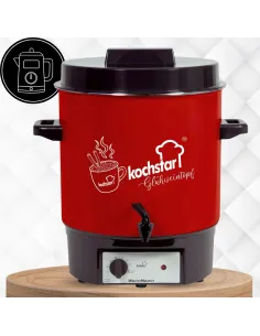 Elektryczny Garnek do Pasteryzacji Warnik KOCHSTAR 1800W 27l 30-100st C 2