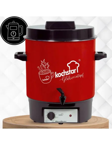 Elektryczny Garnek do Pasteryzacji Warnik KOCHSTAR 1800W 27l 30-100st C