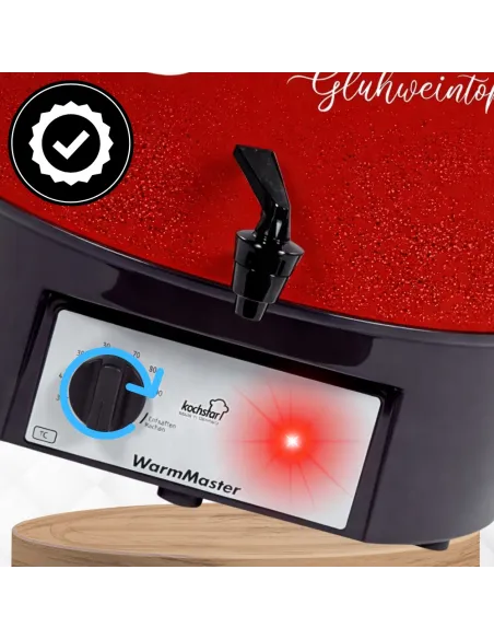 Elektryczny Garnek do Pasteryzacji Warnik KOCHSTAR 1800W 27l 30-100st C