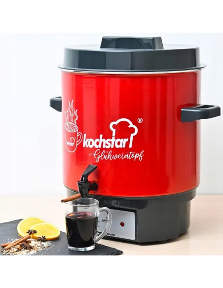 Elektryczny Garnek do Pasteryzacji Warnik KOCHSTAR 1800W 27l 30-100st C