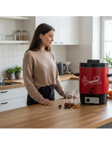 Elektryczny Garnek do Pasteryzacji Warnik KOCHSTAR 1800W 27l 30-100st C