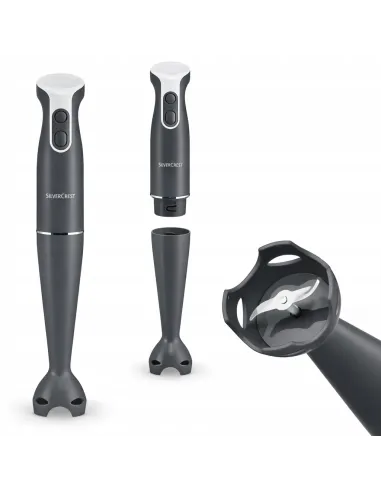BLENDER Ręczny SilverCrest 350W TURBO Stal Nierdzewna Ergonomiczny