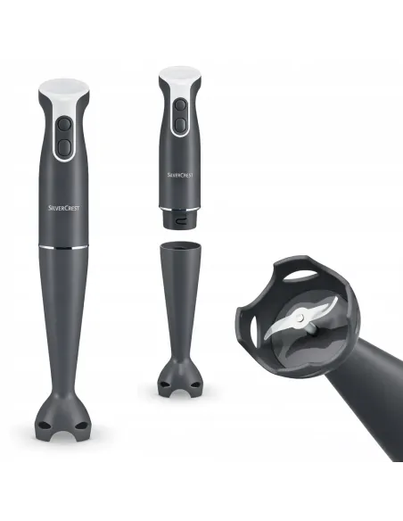 BLENDER Ręczny SilverCrest 350W TURBO Stal Nierdzewna Ergonomiczny