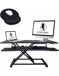 Regulowana Podstawka Podkładka Biurko Robocza Czarna na Laptopa Monitor