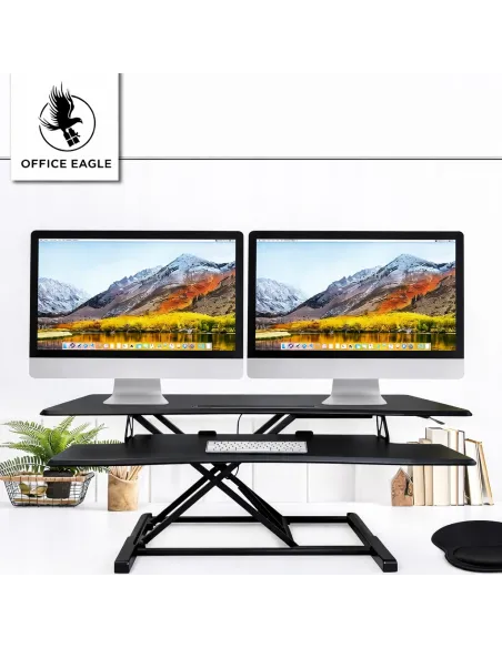 Regulowana Podstawka Podkładka Biurko Robocza Czarna na Laptopa Monitor