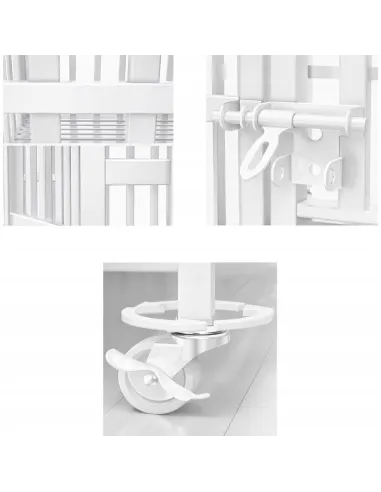 SOLIDNA KLATKA dla PSA KOTA KOJEC TRANSPORTER na KÓŁKACH 61x45x55 cm