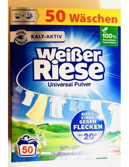 Proszek do prania uniwersalnego Weisser Riese 50 prań DE
