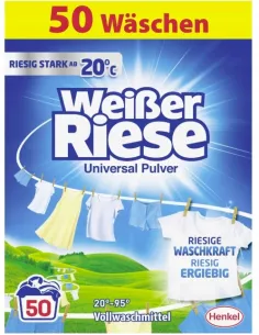 Proszek do prania uniwersalnego Weisser Riese 50 prań DE 2