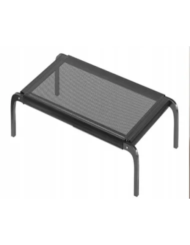 LEGOWISKO ŁÓŻKO Dla PSA 70x54 cm Leżanka Ogrodowa ODDYCHAJĄCA Czarna