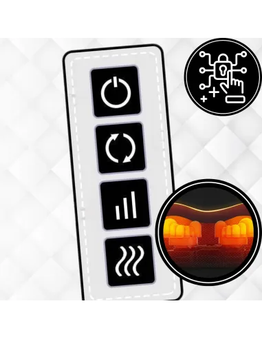 MASAŻER SZYI KARKU PLECÓW NÓG CIAŁA GRZEJĄCY SHIATSU AKTYWNY MASAŻ