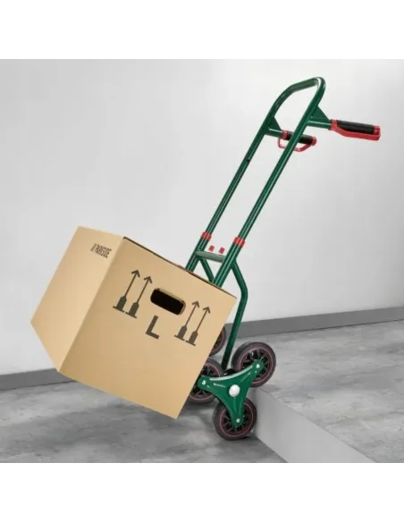 WÓZEK TRANSPORTOWY SCHODOWY 6-KOŁOWY MAGAZYNOWY PLATFORMOWY SKŁADANY