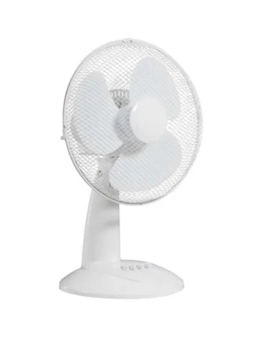 MOCNY Wiatrak WENTYLATOR Biurkowy Stołowy 30cm OSCYLACJE 45W