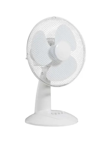 MOCNY Wiatrak WENTYLATOR Biurkowy Stołowy 30cm OSCYLACJE 45W
