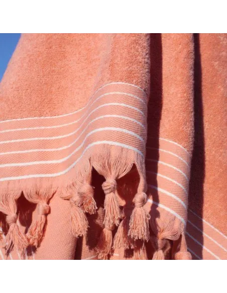 DWUSTRONNY ręcznik HAMMAM Hamam 90x180cm WALRA Coral do sauny na plażę