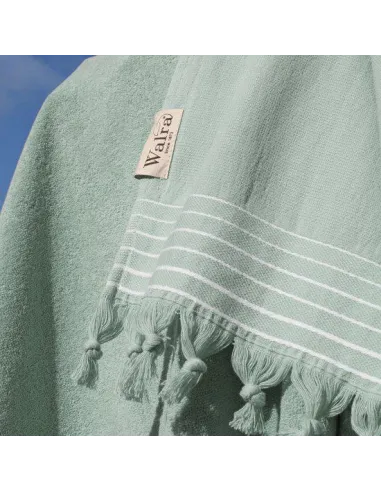 DWUSTRONNY ręcznik HAMMAM Hamam 200x200cm WALRA Mint do sauny na plażę