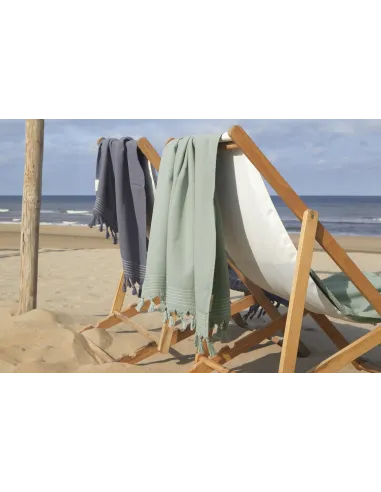 DWUSTRONNY ręcznik HAMMAM Hamam 200x200cm WALRA Mint do sauny na plażę