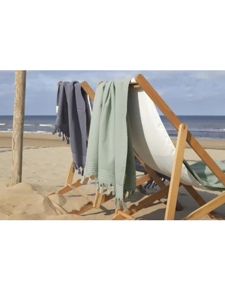 DWUSTRONNY ręcznik HAMMAM Hamam 200x200cm WALRA Mint do sauny na plażę