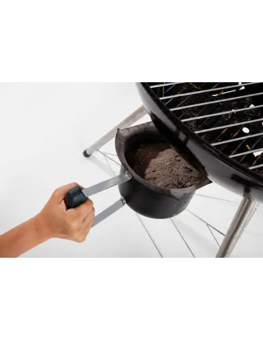 XXL GRILL Węglowy z POPIELNIKIEM na Kółkach BBQ Naterial 57cm