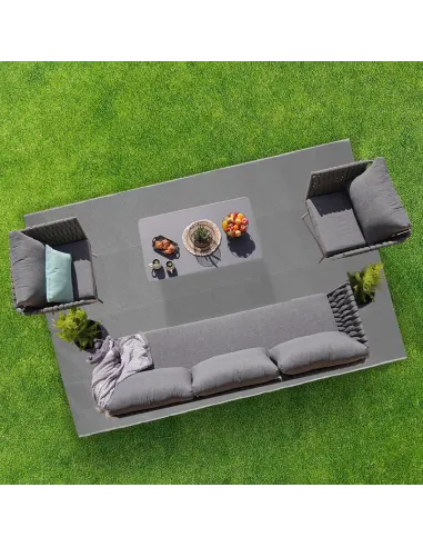 DYWAN ZEWNĘTRZNY 120x180 cm WODOODPORNY TARASOWY MATA NA TARAS BALKON OGRÓD