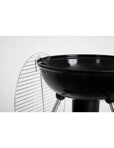 XXL GRILL Węglowy z POPIELNIKIEM na Kółkach BBQ Naterial 57cm
