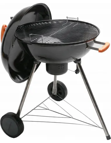 XXL GRILL Węglowy z POPIELNIKIEM na Kółkach BBQ Naterial 57cm